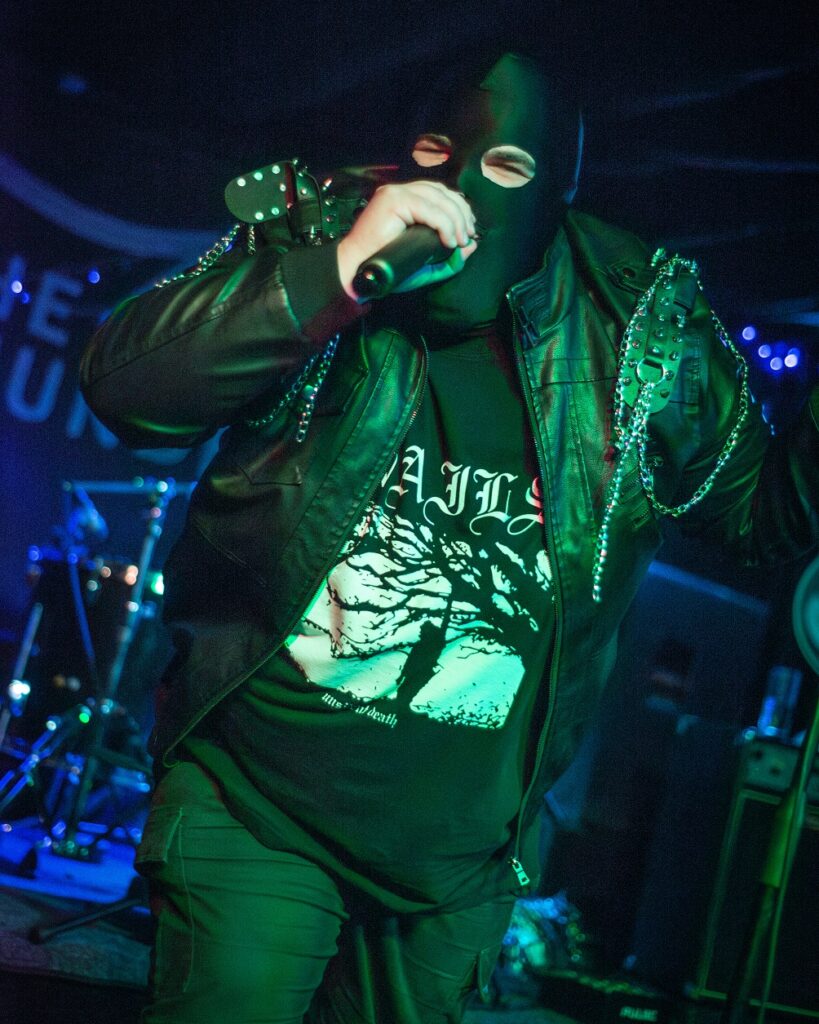 Gimp in leather gear