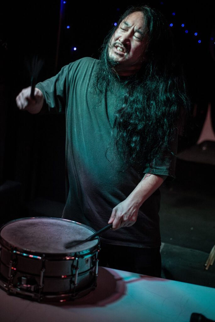 Ryosuke Kiyasu - frenetic solo snare drummer headlining Kiyasu Fest at The Thunderbolt