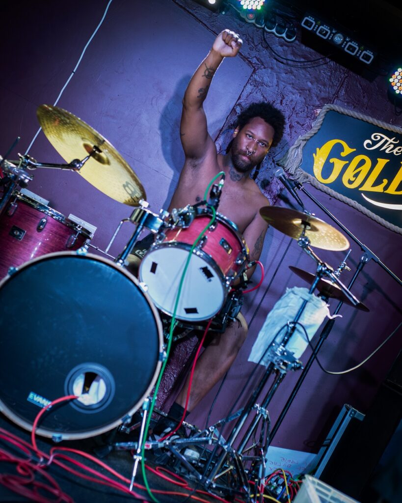 Drummer from Blind to the Bars